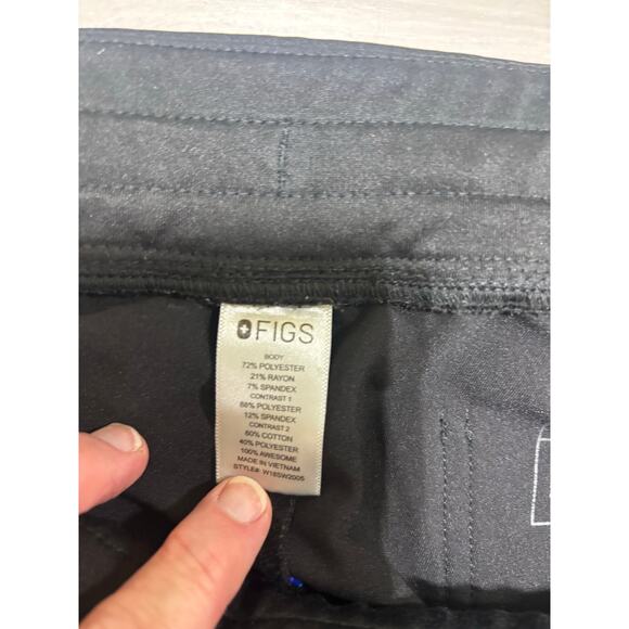 FIGS Technical Collection Mens Leon Jogger Scrub Pant Black Large Tall Workwear - Picture 5 of 6